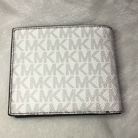 MICHAEL KORS MENSCooper Logo Billfold Wallet With Coin Pouch NWOT - Picture 2 of 7